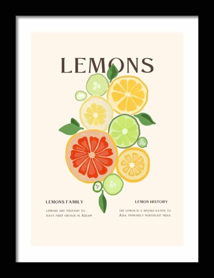 Kitchen Trendy Print Wall Art Framed Poster