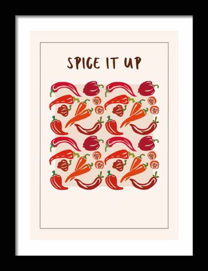 Kitchen Trendy Print Wall Art Framed Poster