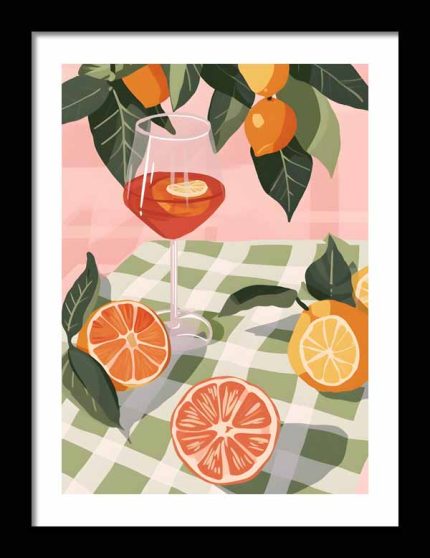 Kitchen Trendy Print Wall Art Framed Poster