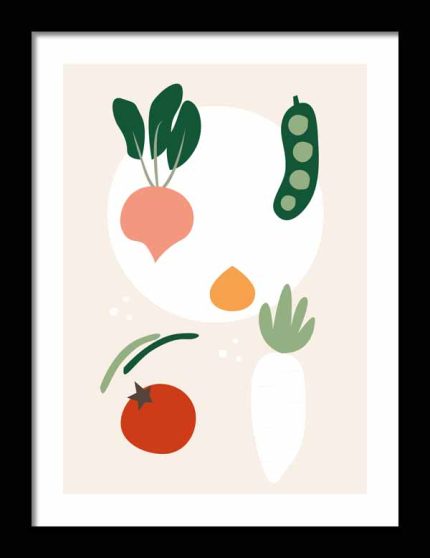 Kitchen Trendy Print Wall Art Framed Poster