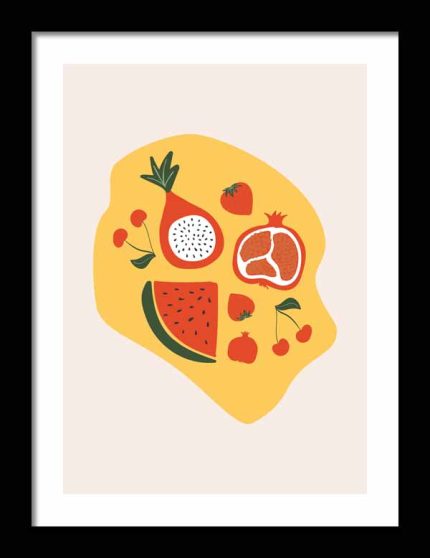 Kitchen Trendy Print Wall Art Framed Poster