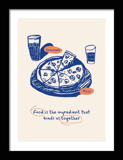 Kitchen Trendy Print Wall Art Framed Poster