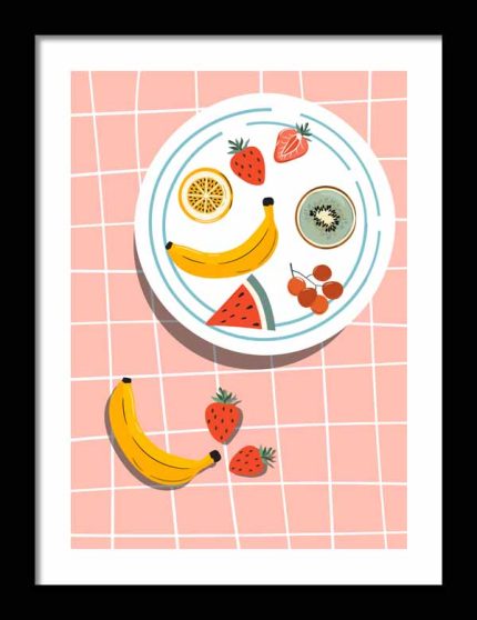 Kitchen Trendy Print Wall Art Framed Poster
