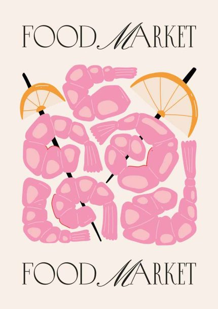  Kitchen Trendy Print Wall Art Poster