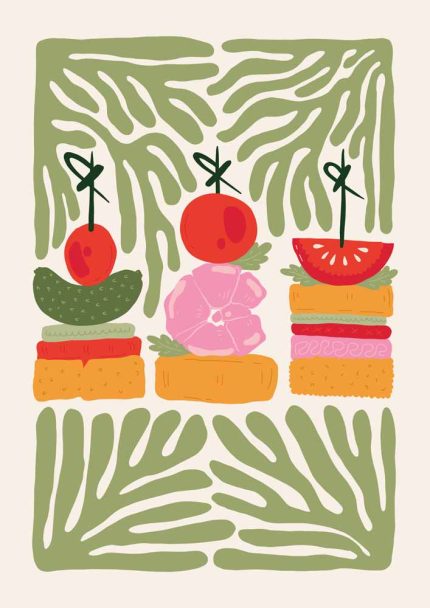  Kitchen Trendy Print Wall Art Poster