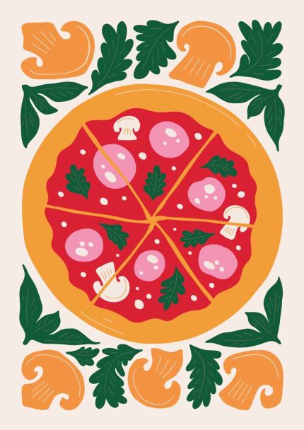  Kitchen Trendy Print Wall Art Poster