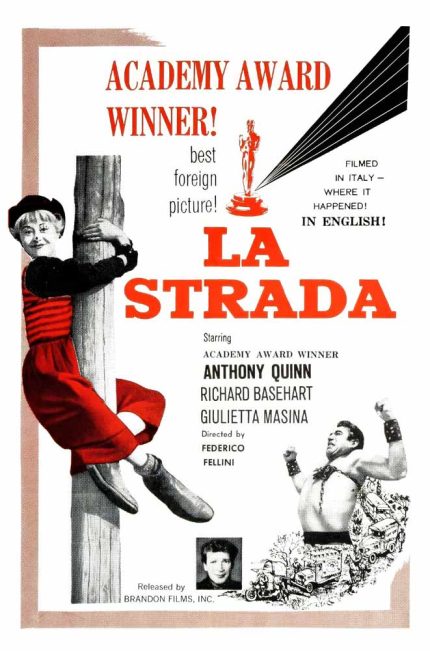 La Strada 1954 Movie Poster Wall Art