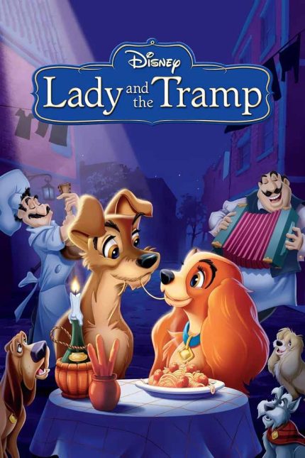 Lady and the Tramp 1955 Movie Poster Wall Art