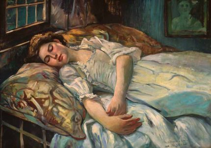Lazy Women Wall Art Metal Aluminum Print