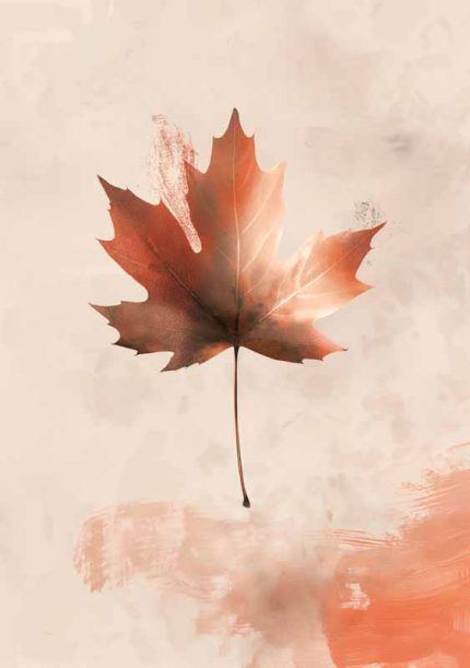 Leaf AI Print Wall Art Poster