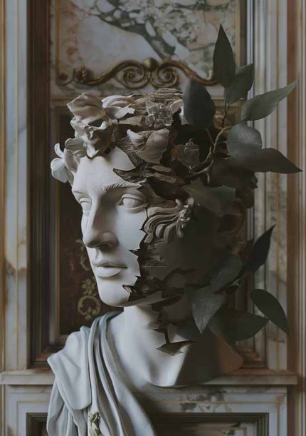 Neoclassic Art Wall Art Metal Aluminum Print