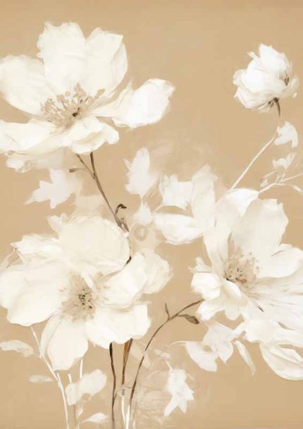 Neutral Theme Vintage Posters Wall Art Poster