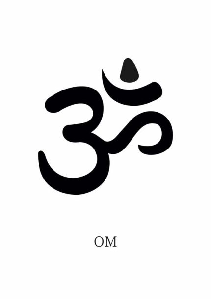 OM Mindfulness Digital Download Illustration Mindfulness Digital Download Illustration