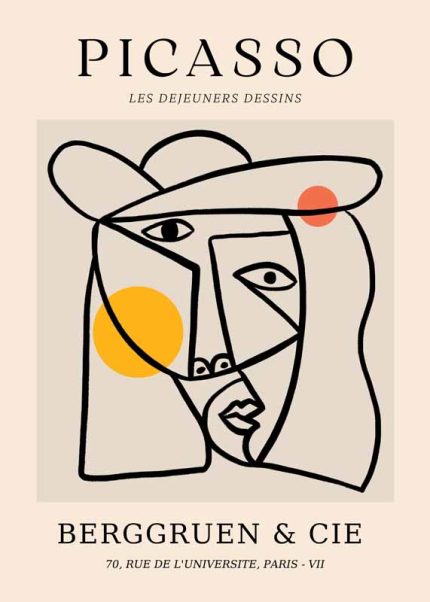 Picasso Print Wall Art Poster