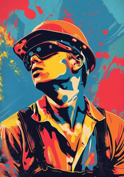 Pop Art AI Print Wall Art Poster