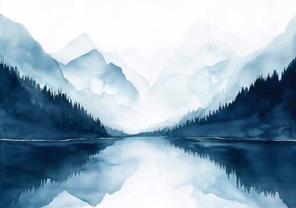 Scenery Art AI Print Wall Art Poster