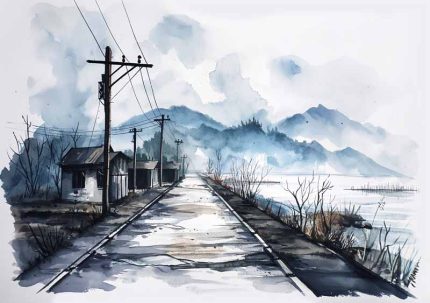 Scenery Art AI Print Wall Art Poster