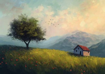 Scenery Art AI Print Wall Art Poster