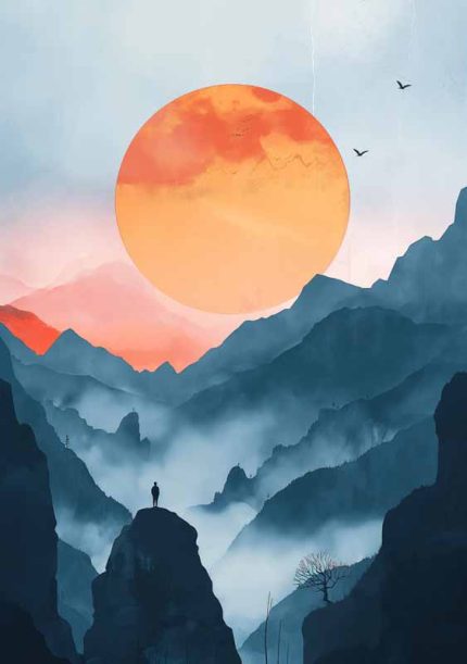 Scenery Art AI Print Wall Art Poster
