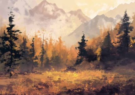 Scenery Art AI Print Wall Art Poster