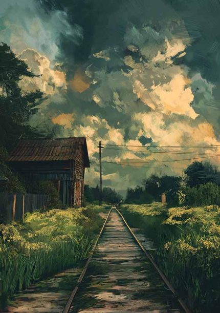 Scenery Art AI Print Wall Art Poster