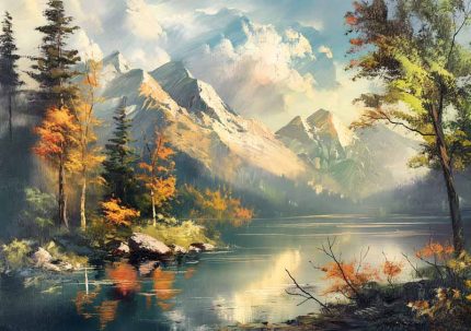 Scenery Art AI Print Wall Art Poster