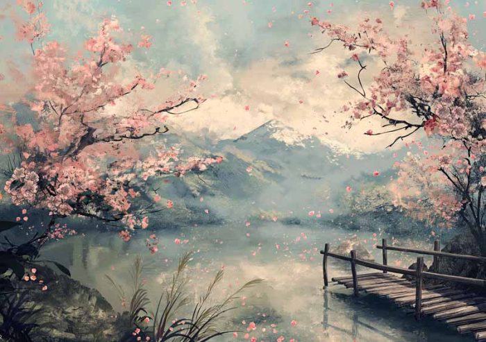 Scenery Art Wall Art Metal Aluminum Print - Image 1