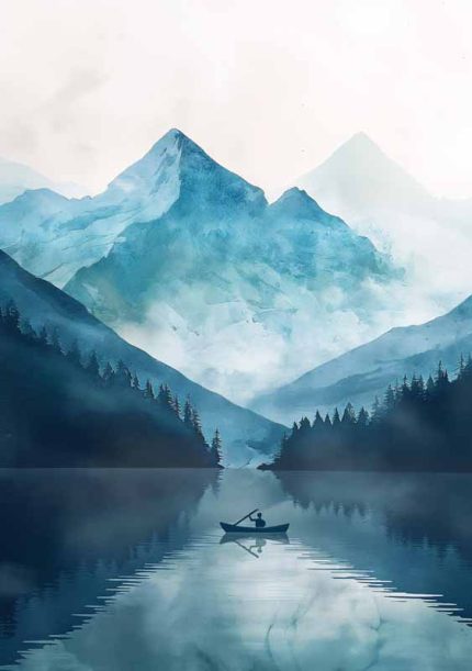 Scenery Art AI Print Wall Art Poster
