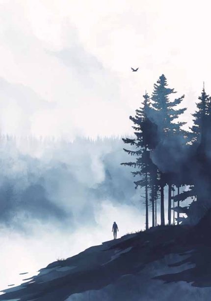 Scenery Art AI Print Wall Art Poster
