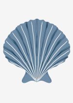 Simple Drawing   Cadet Blue Wall Art Metal Aluminum Print