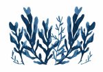 Simple Drawing   Cadet Blue Wall Art Metal Aluminum Print