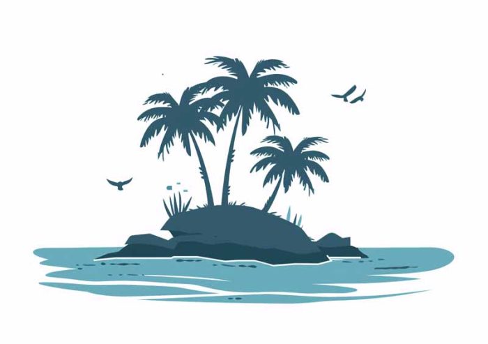 Simple Drawing   Cadet Blue Wall Art Metal Aluminum Print - Image 1