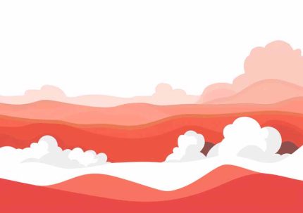 Simple Drawing Indian Red AI Print Wall Art Poster