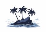 Simple Drawing   navy blue Wall Art Metal Aluminum Print