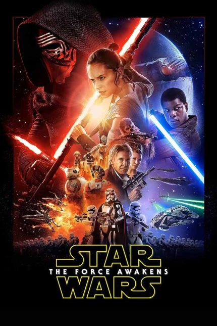 Star Wars The Force Awakens 2015 Movie Poster Wall Art