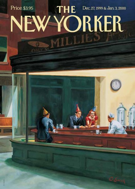 Vintage & Modern New Yorker Cover Print Wall Art Poster