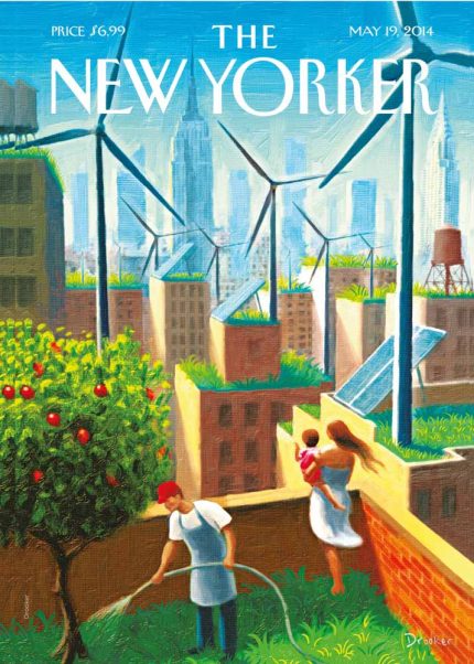 Vintage & Modern New Yorker Cover Print Wall Art Poster
