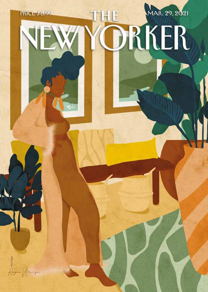 Vintage & Modern New Yorker Cover Print Wall Art Poster - Image 1