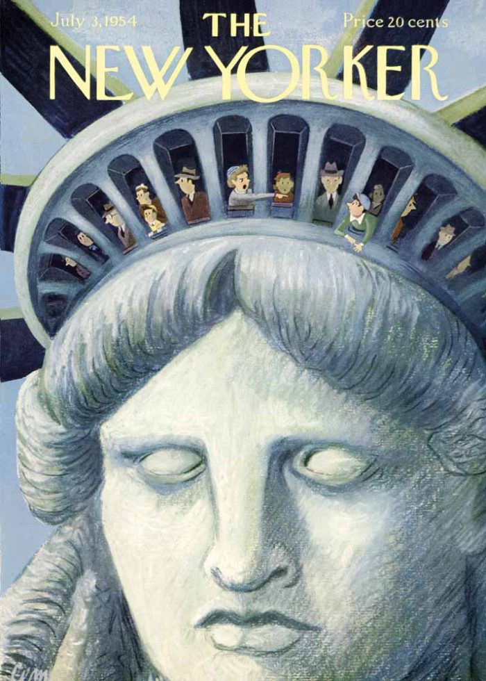 Vintage & Modern New Yorker Cover Print Wall Art Poster - Image 1