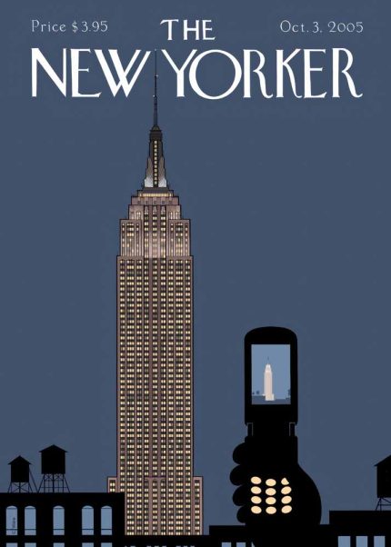 Vintage & Modern New Yorker Cover Print Wall Art Poster
