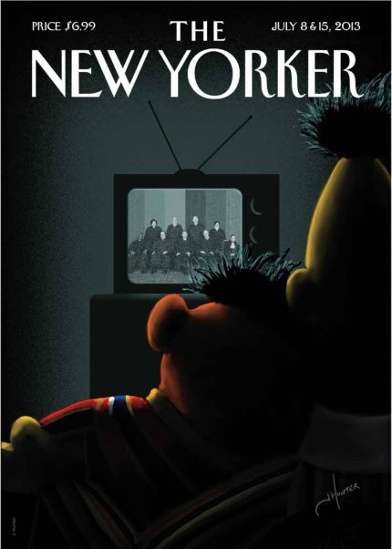 Vintage & Modern New Yorker Cover Print Wall Art Poster