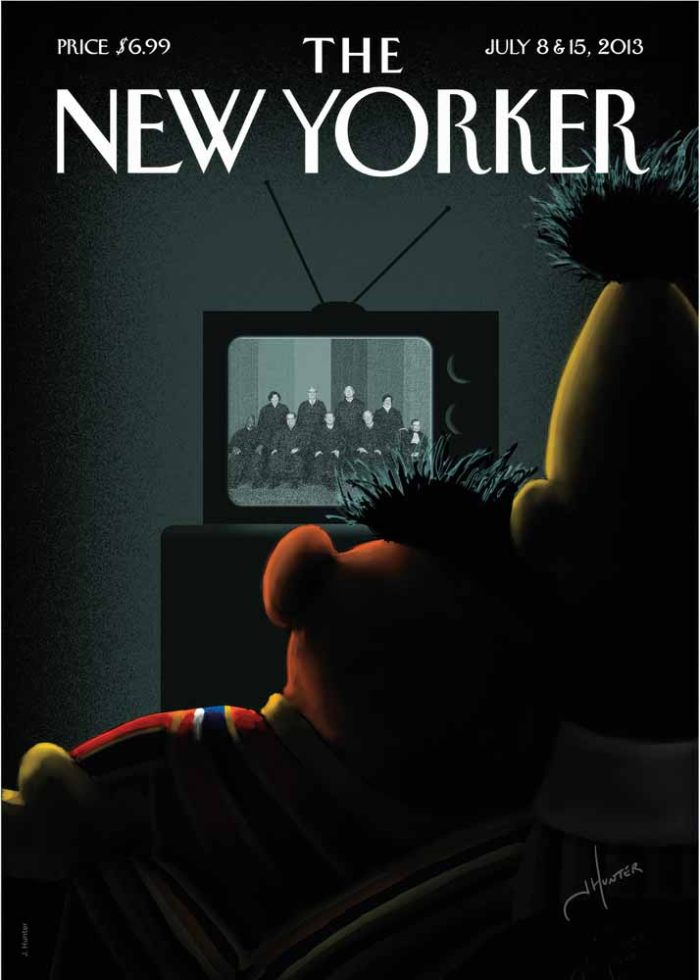 Vintage & Modern New Yorker Cover Print Wall Art Poster - Image 1