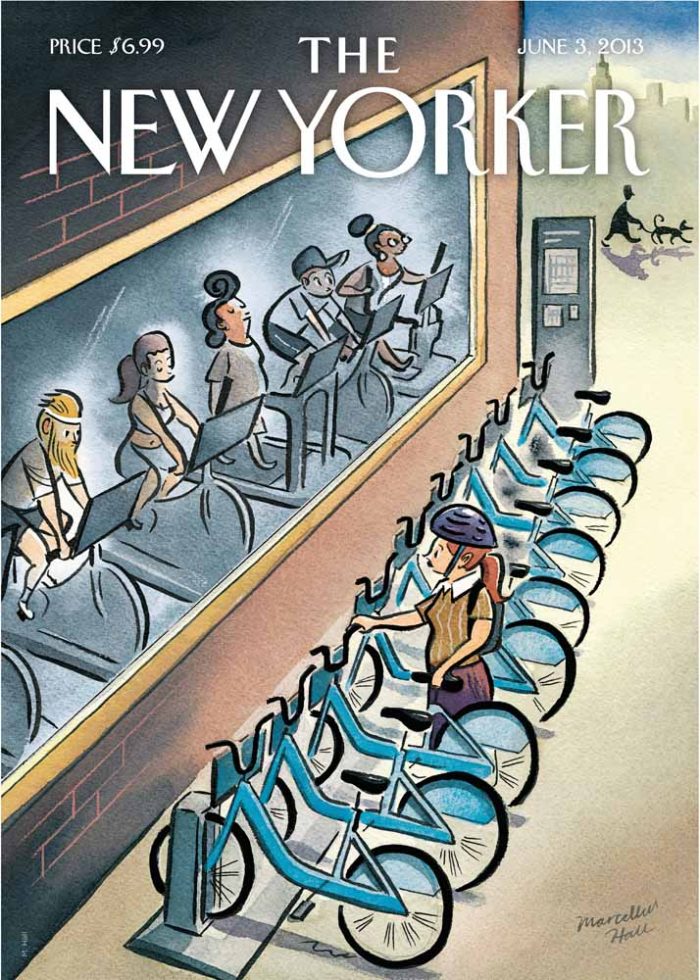 Vintage & Modern New Yorker Cover Print Wall Art Poster - Image 1