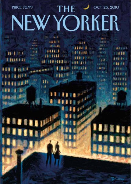 Vintage & Modern New Yorker Cover Print Wall Art Poster