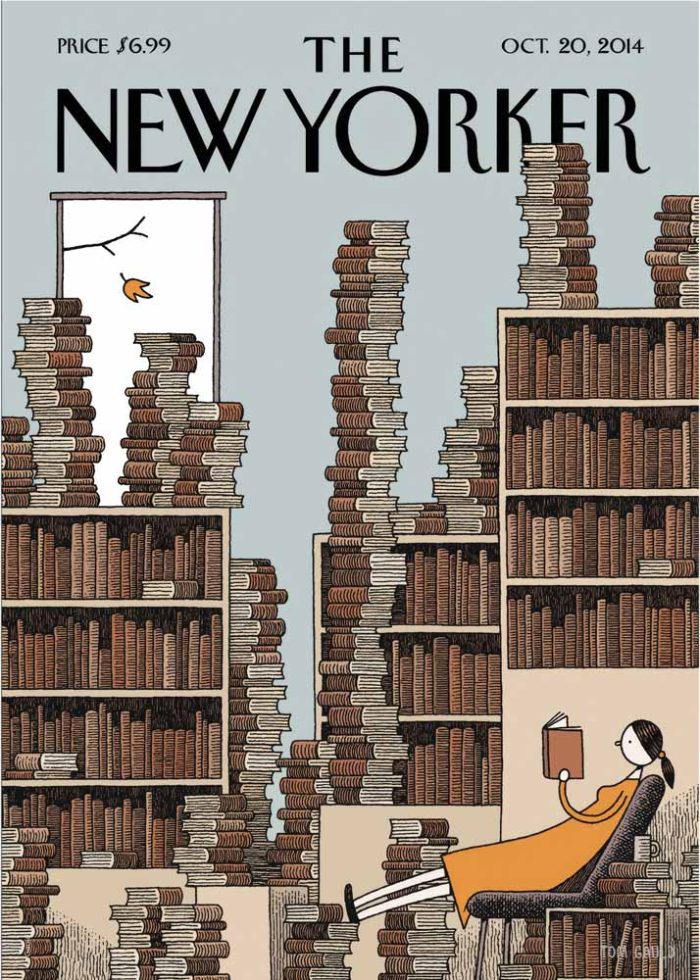 Vintage & Modern New Yorker Cover Print Wall Art Poster - Image 1