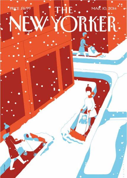 Vintage & Modern New Yorker Cover Print Wall Art Poster