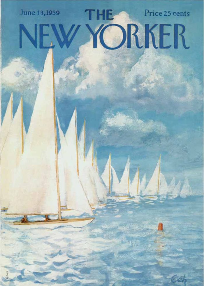 Vintage & Modern New Yorker Cover Print Wall Art Poster - Image 1