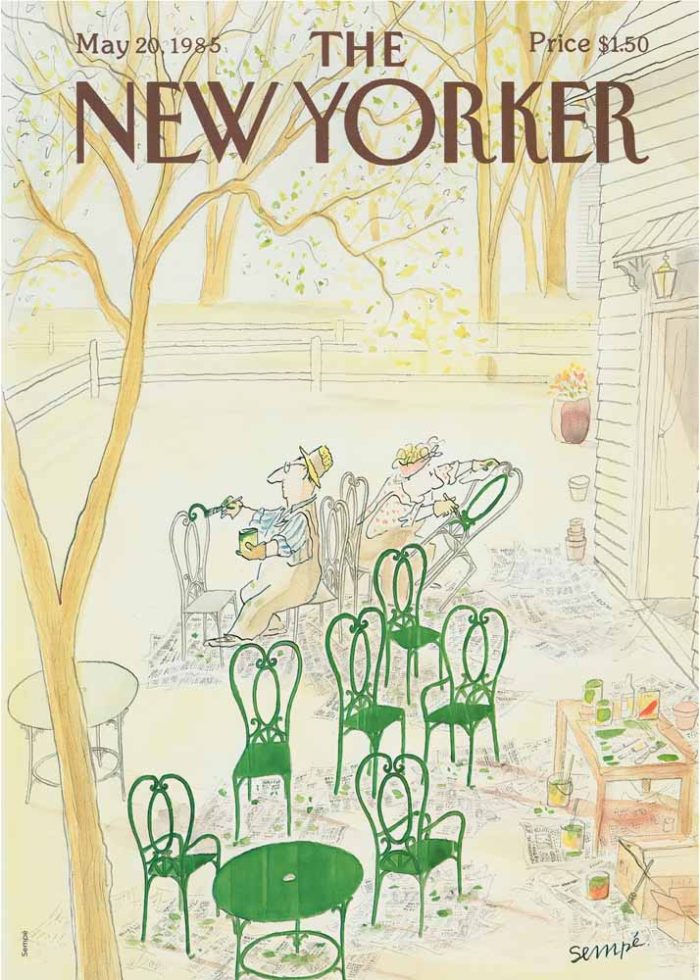 Vintage & Modern New Yorker Cover Print Wall Art Poster - Image 1
