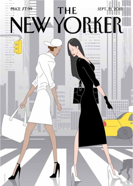 Vintage & Modern New Yorker Cover Print Wall Art Poster