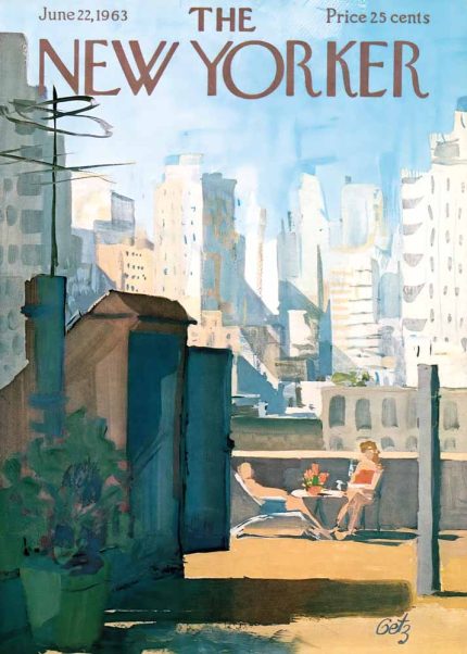 Vintage & Modern New Yorker Cover Print Wall Art Poster